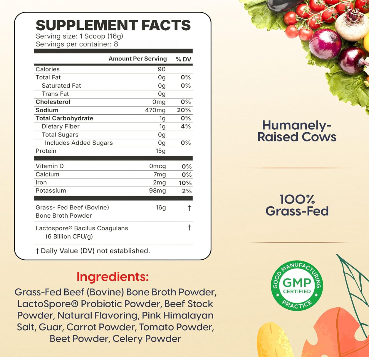 Probiotic Bone Broth Protein Powder