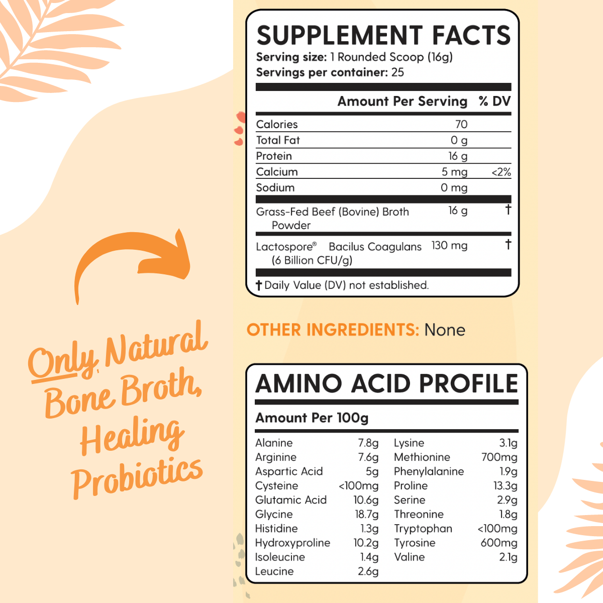 Bone Broth Powder with Probiotics